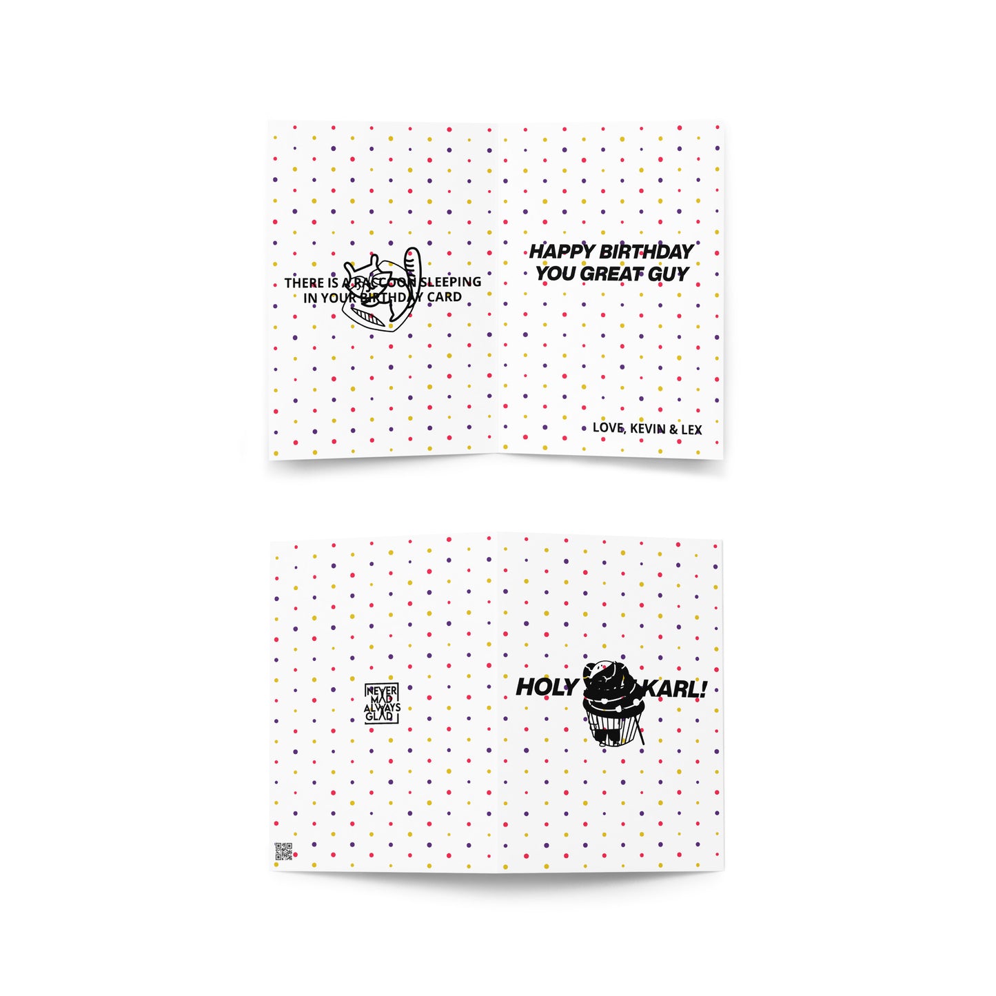 KARL Greeting card