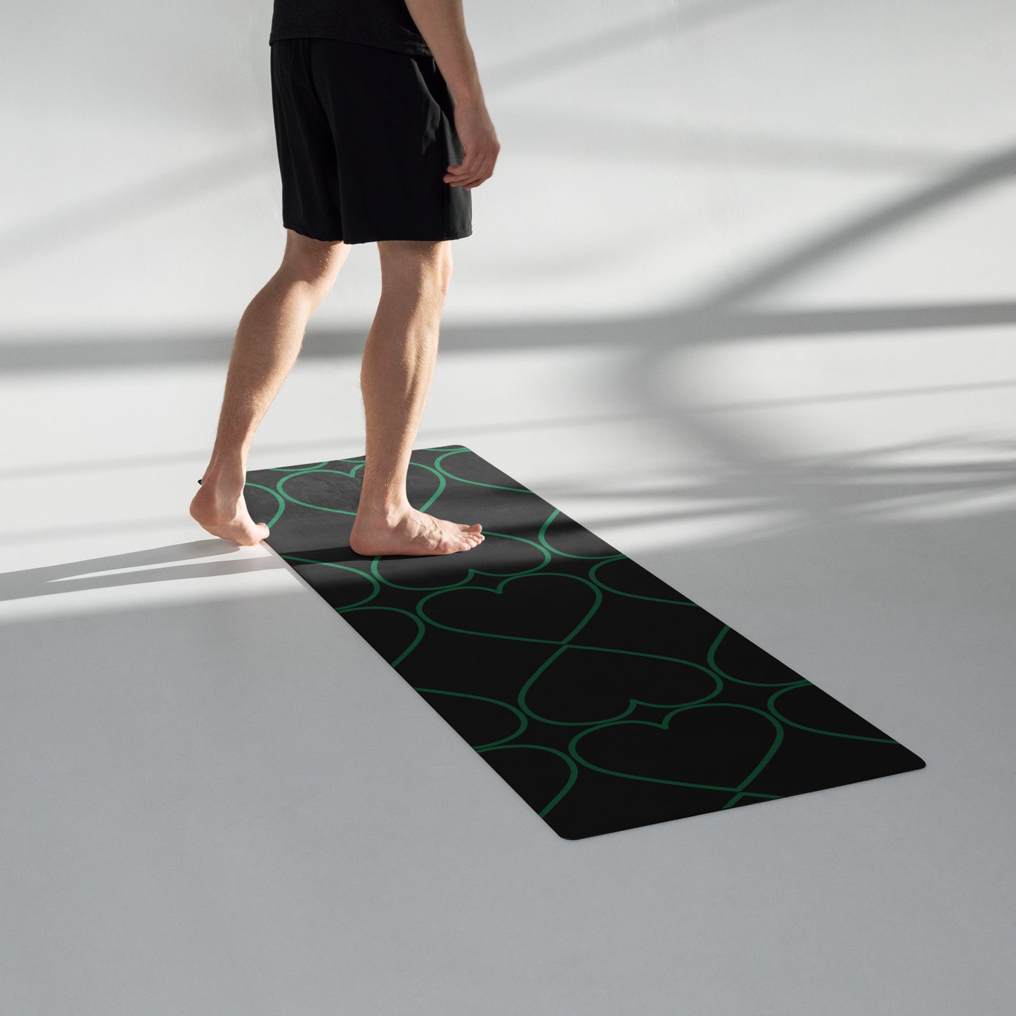 Hearts 3 Yoga mat