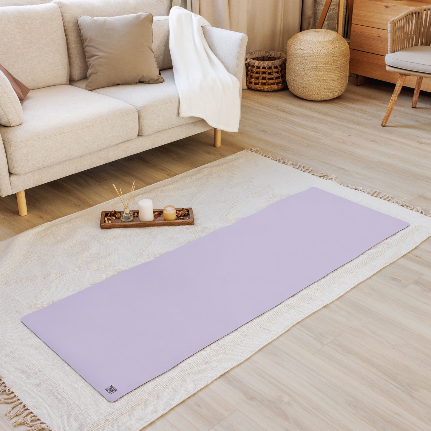 Purple Fog Yoga mat