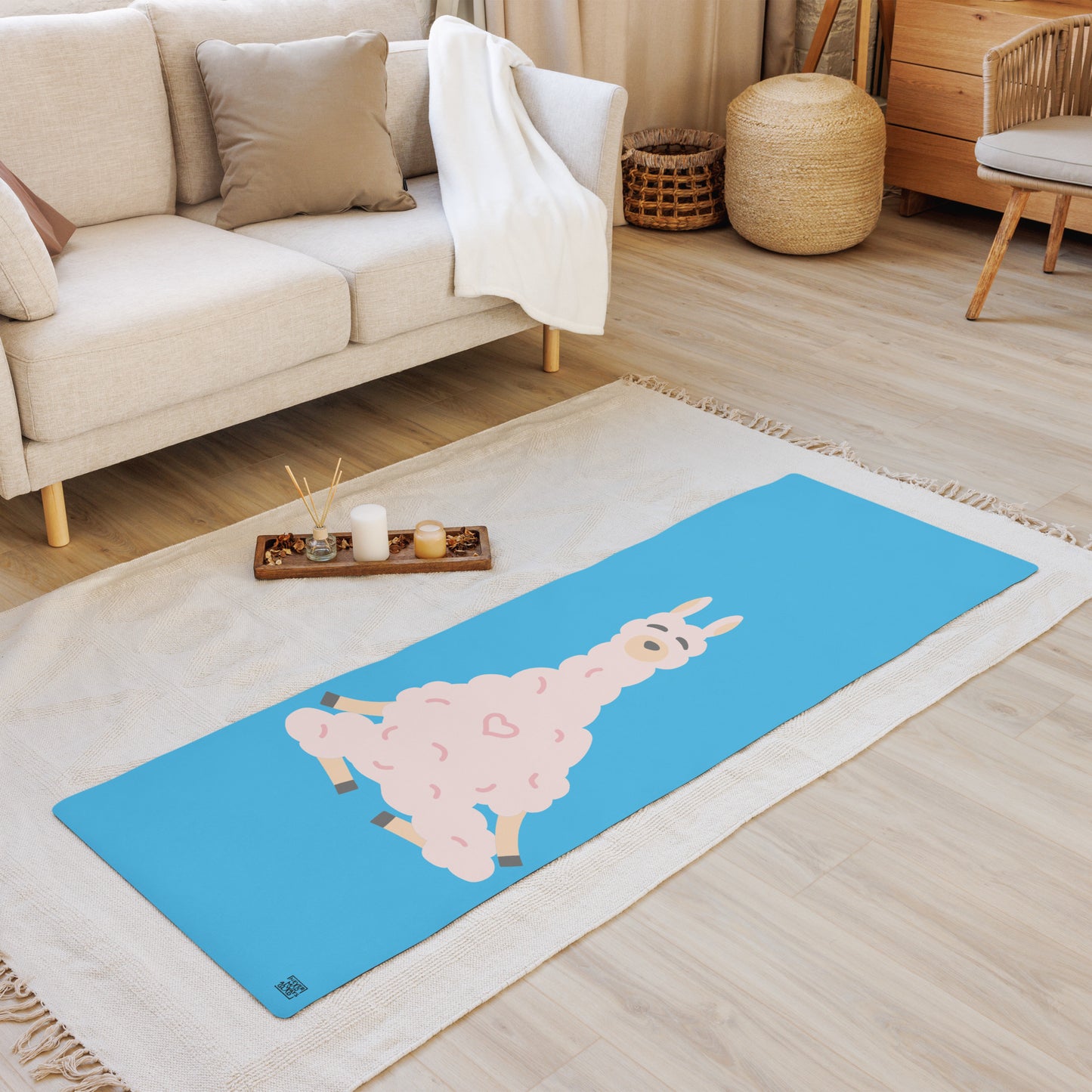 Llama Yoga mat