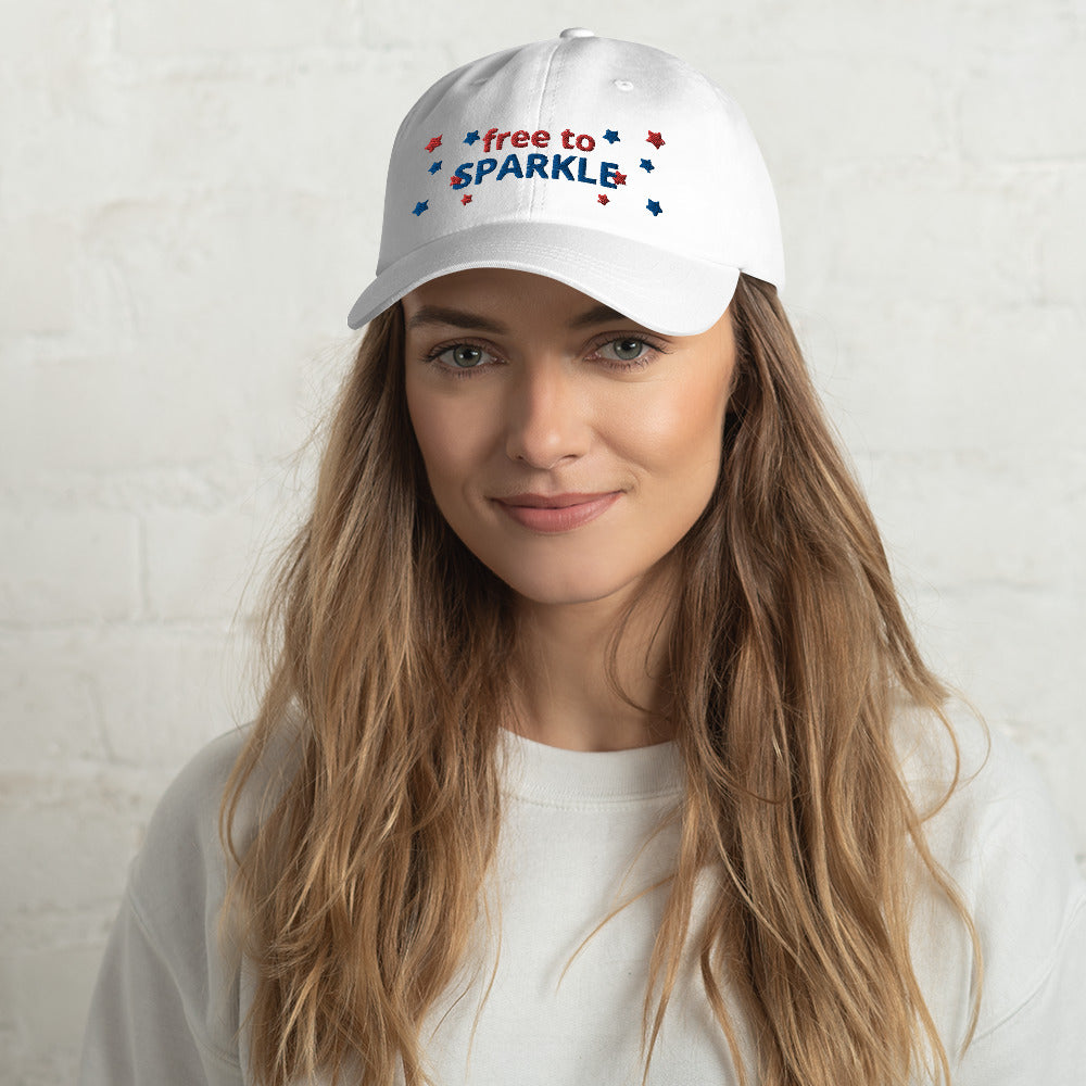 Free to Sparkle Dad hat