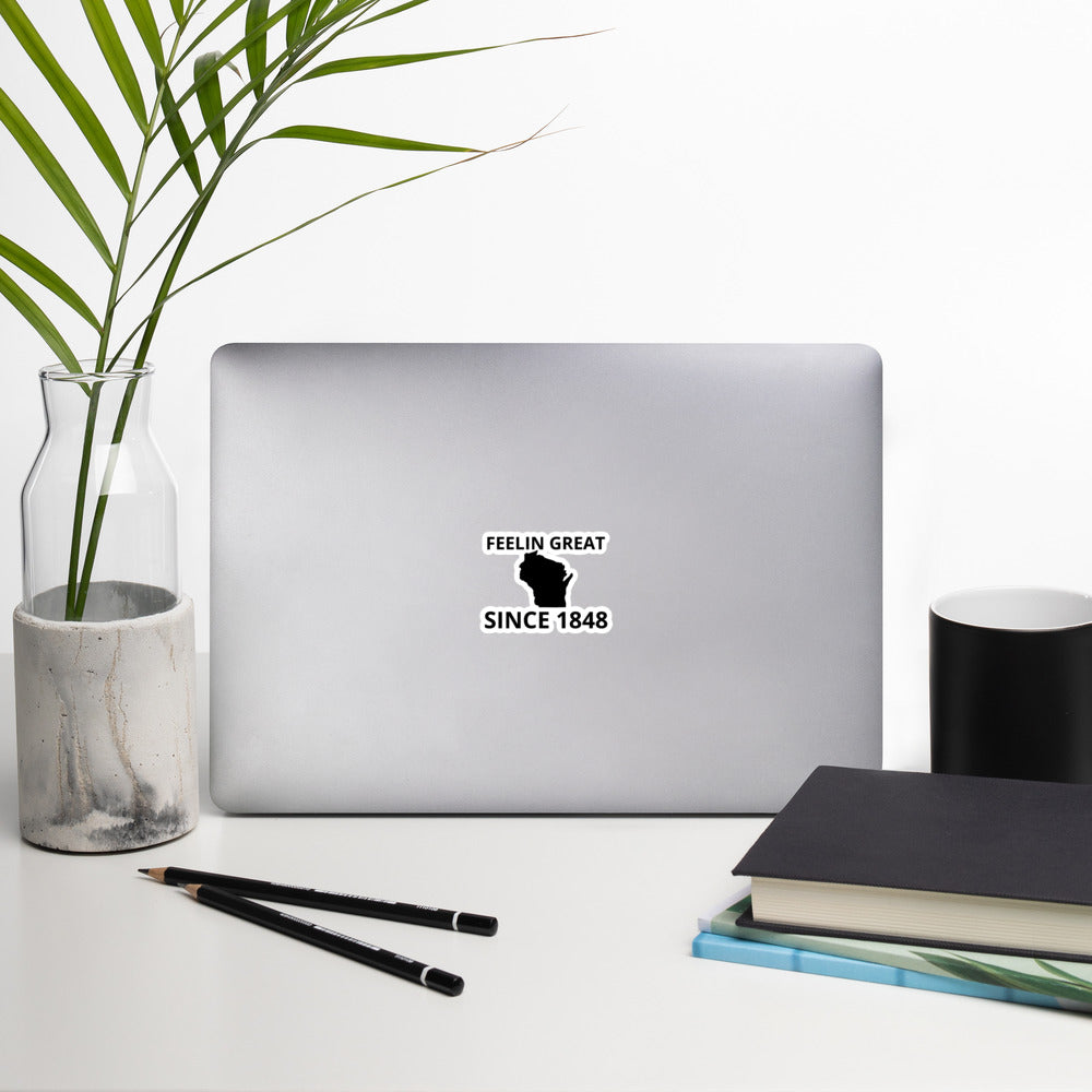 WI 1848 Bubble-free stickers