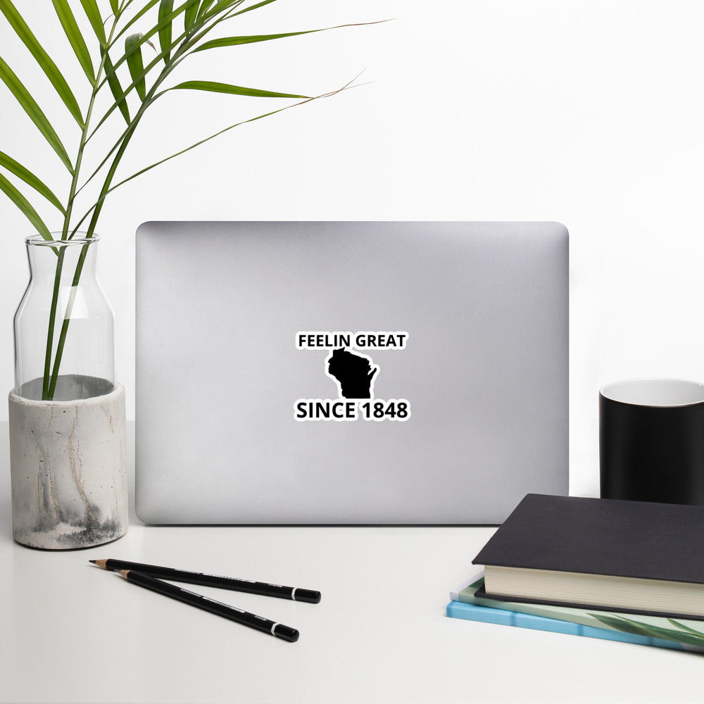 WI 1848 Bubble-free stickers