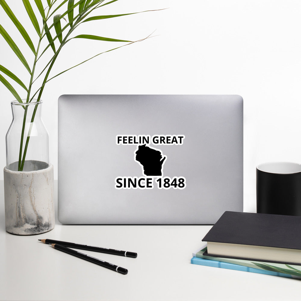 WI 1848 Bubble-free stickers