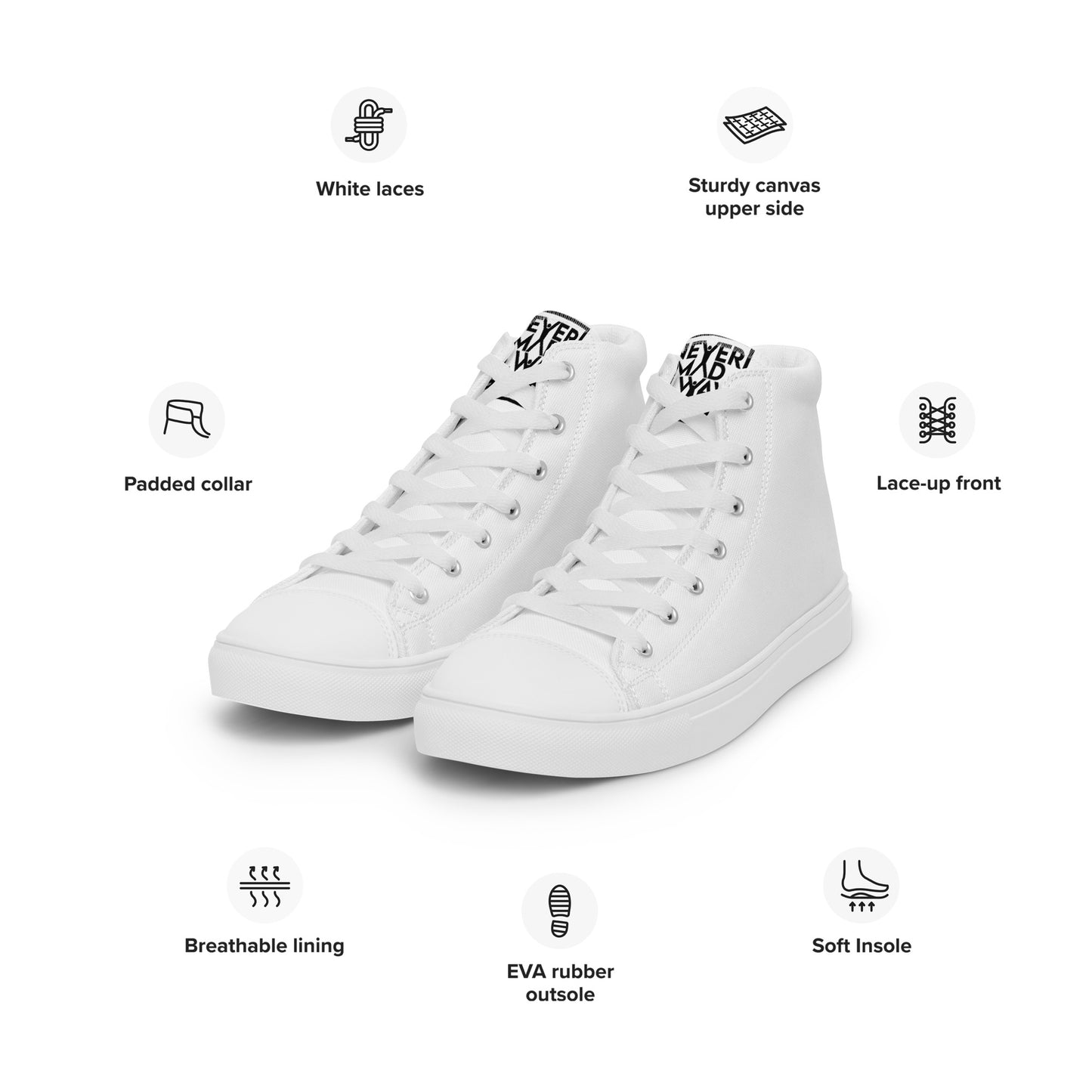 Men’s high top canvas shoes NMAG