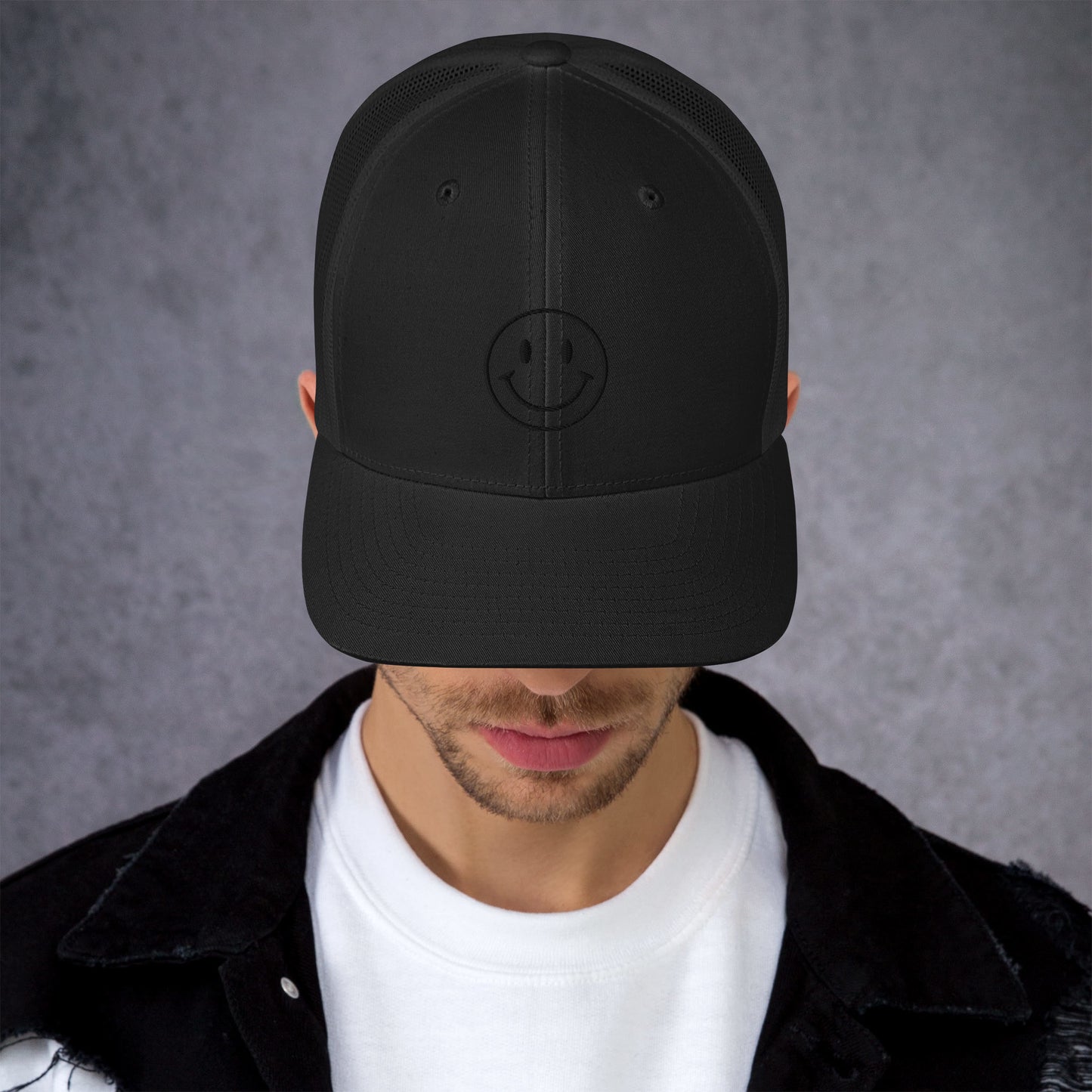 Smiley Trucker Cap