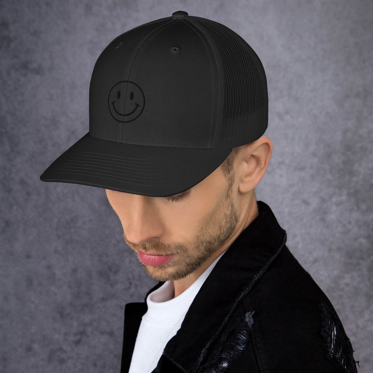 Smiley Trucker Cap