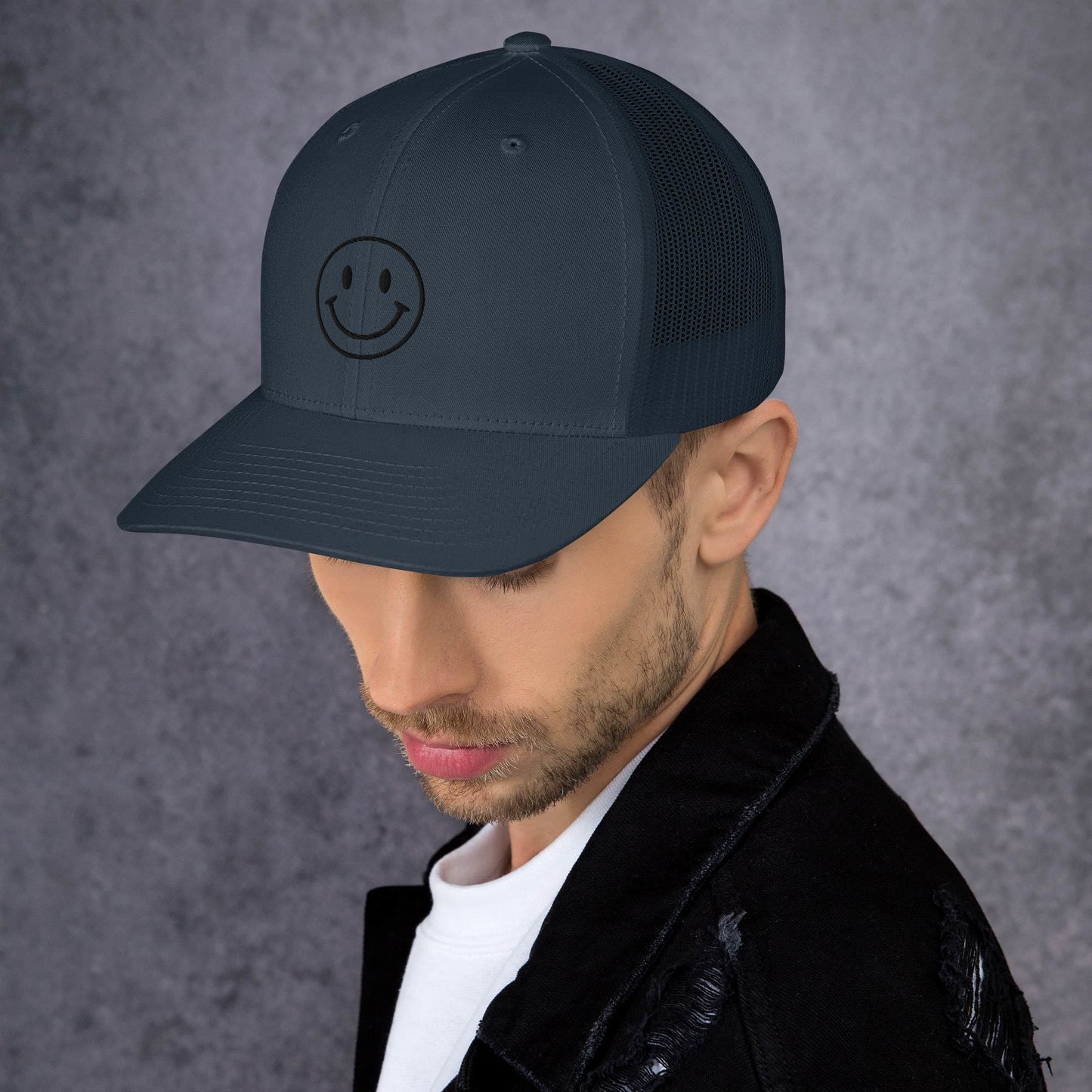 Smiley Trucker Cap