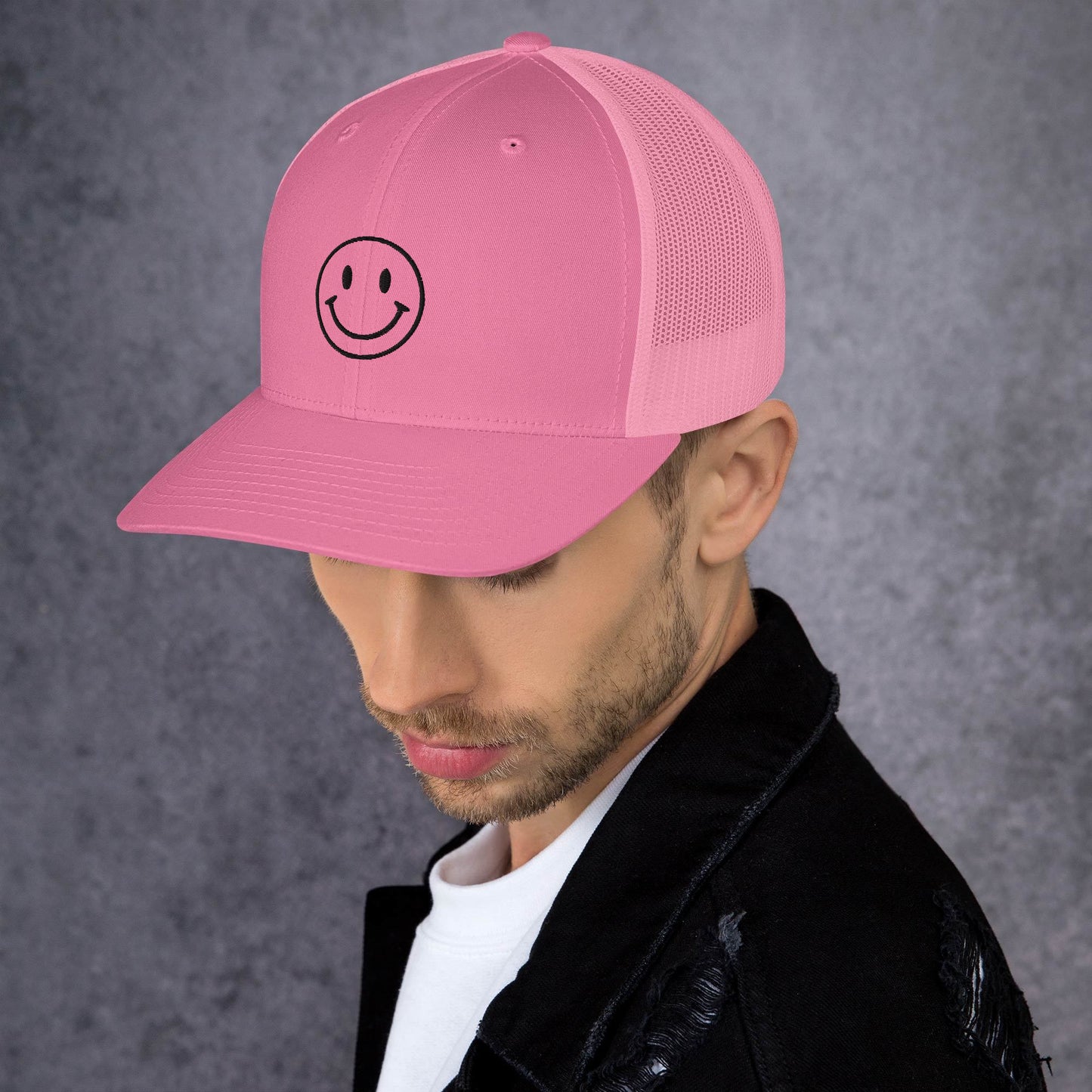 Smiley Trucker Cap