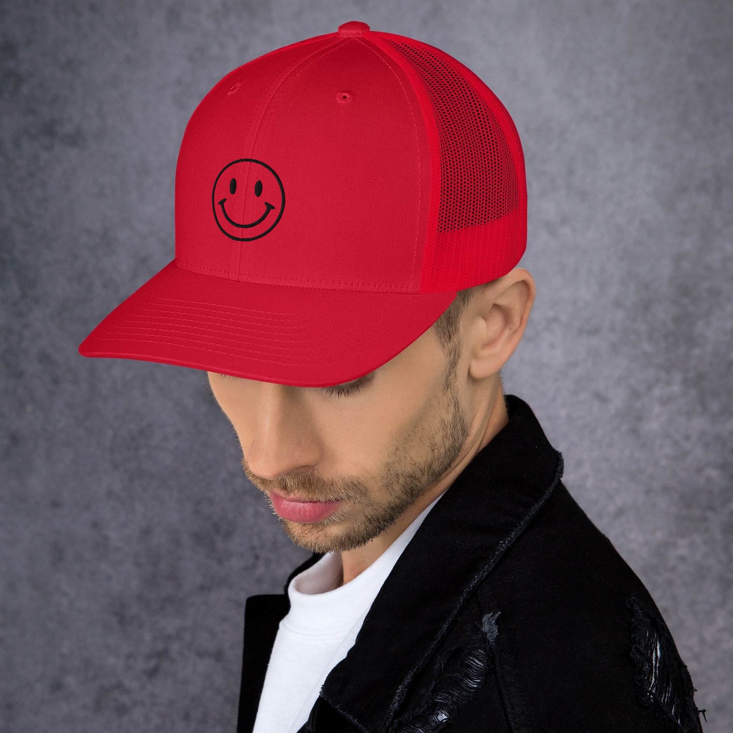 Smiley Trucker Cap