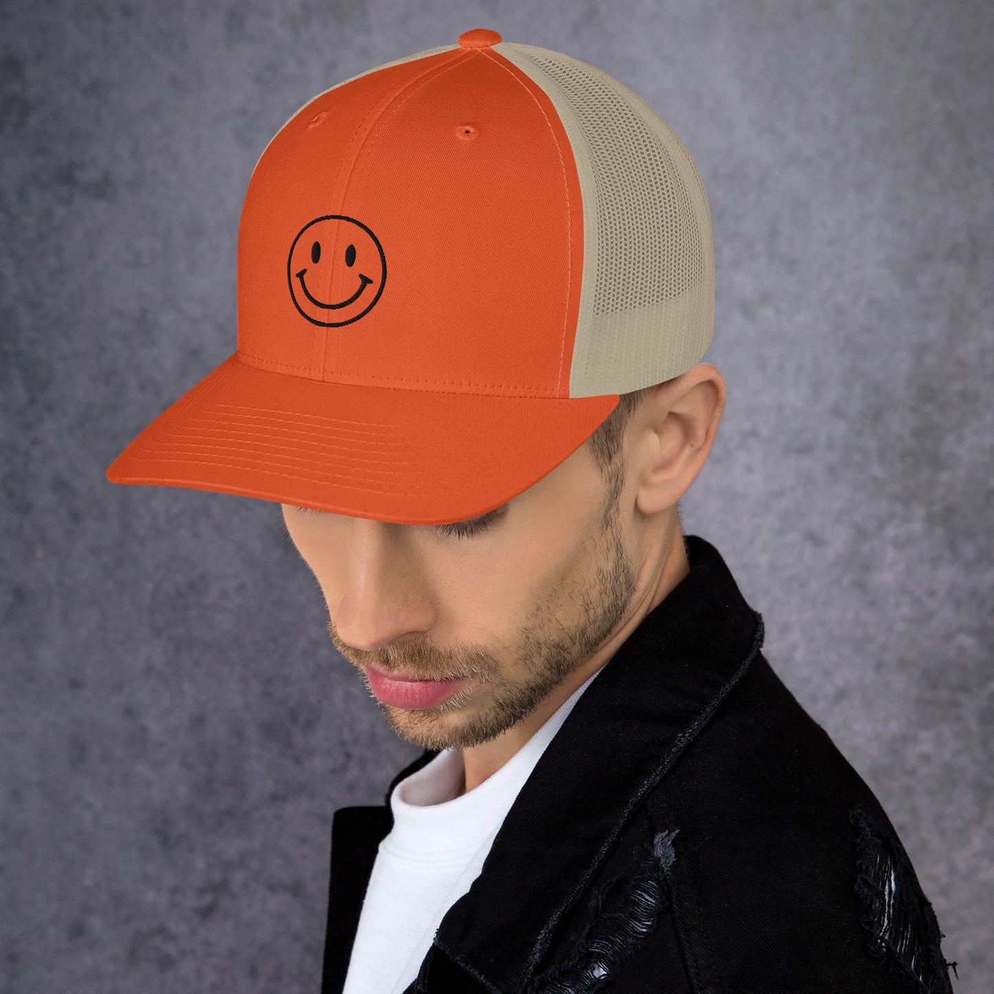 Smiley Trucker Cap