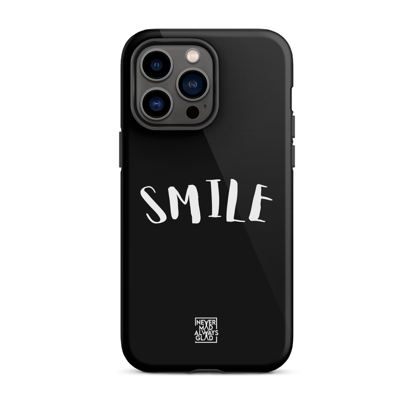 NMAG SMILE BLACK Tough iPhone case