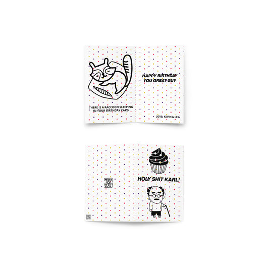 KARL Greeting card