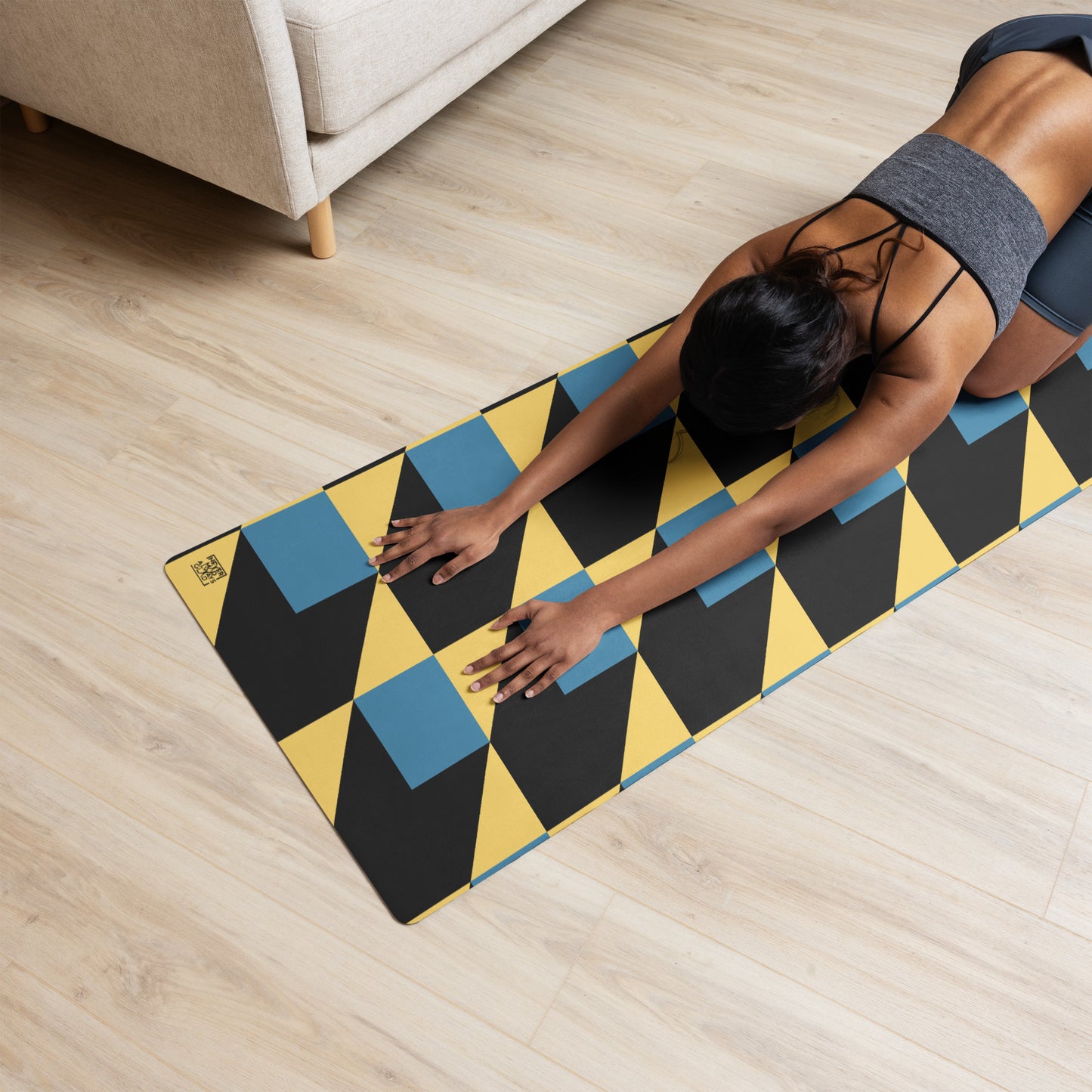 Blocks Yoga mat