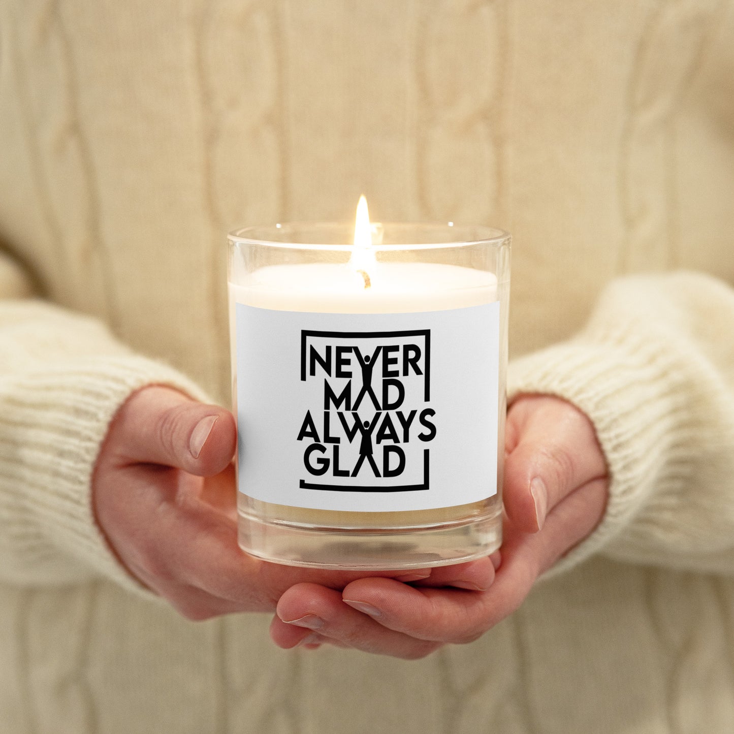 NMAG Glass jar soy wax candle