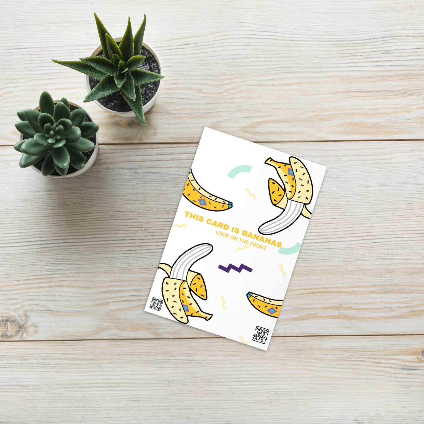 BIRTHDAY BANANAS Greeting card