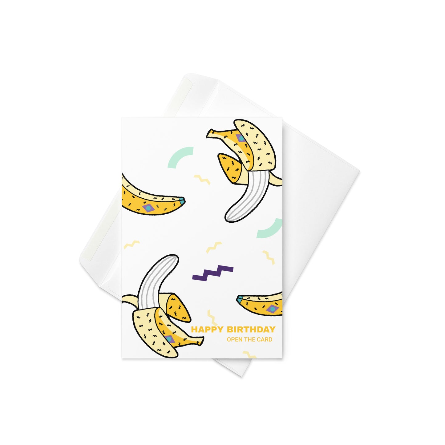 BIRTHDAY BANANAS Greeting card