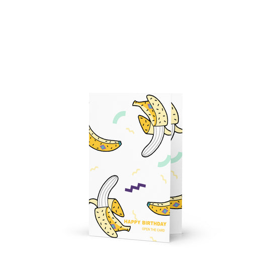 BIRTHDAY BANANAS Greeting card