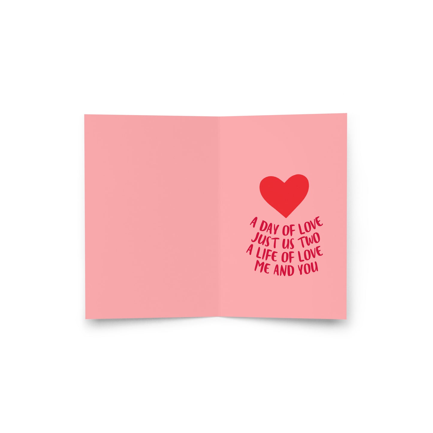 VALENTINES DAY Greeting card