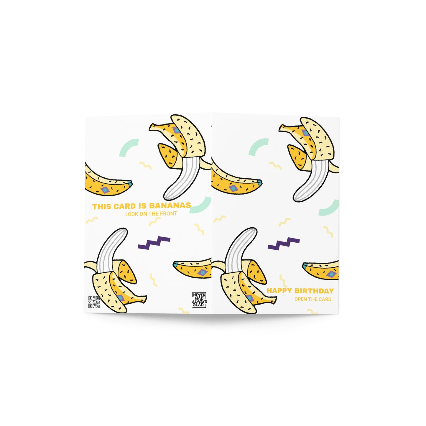 BIRTHDAY BANANAS Greeting card