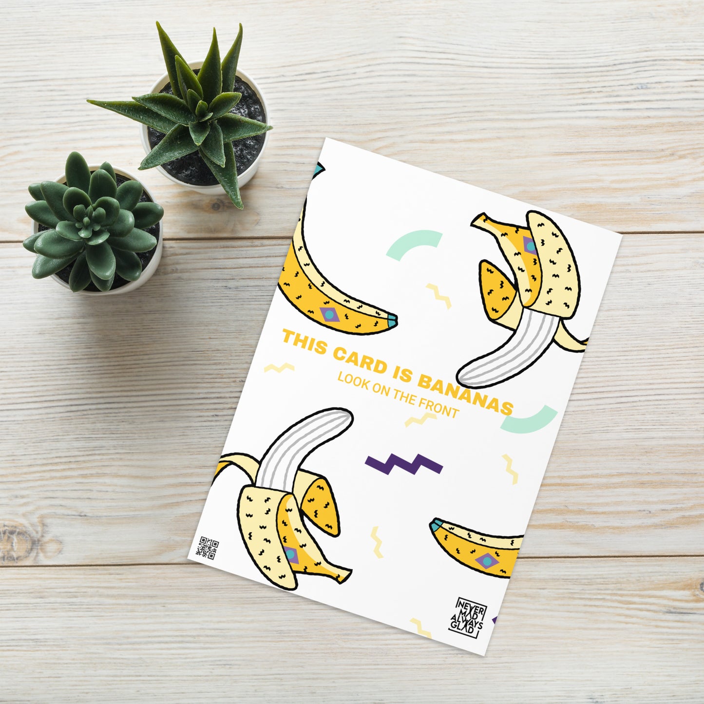 BIRTHDAY BANANAS Greeting card