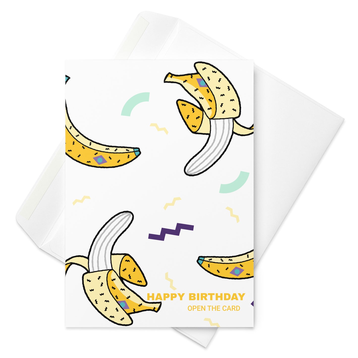 BIRTHDAY BANANAS Greeting card
