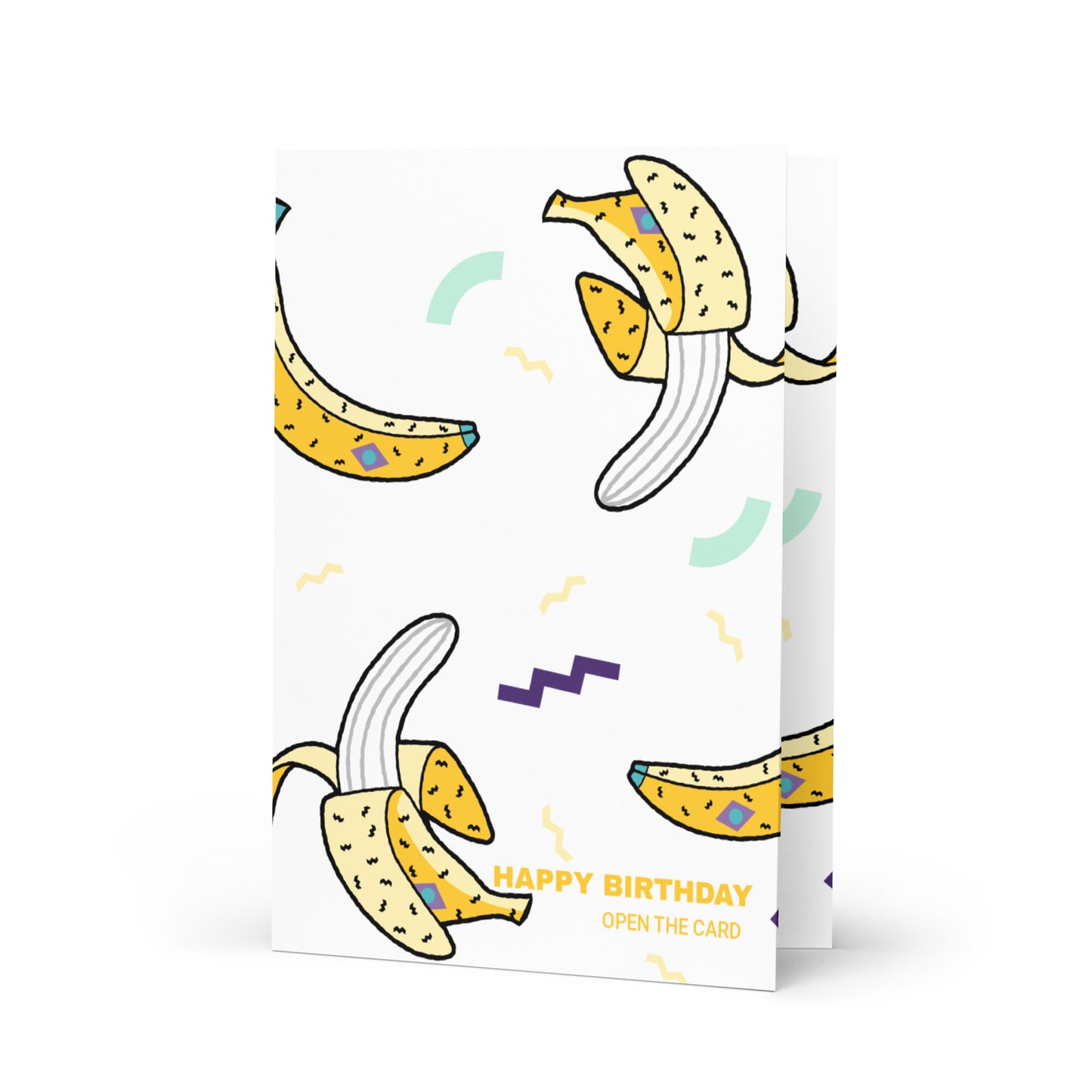 BIRTHDAY BANANAS Greeting card