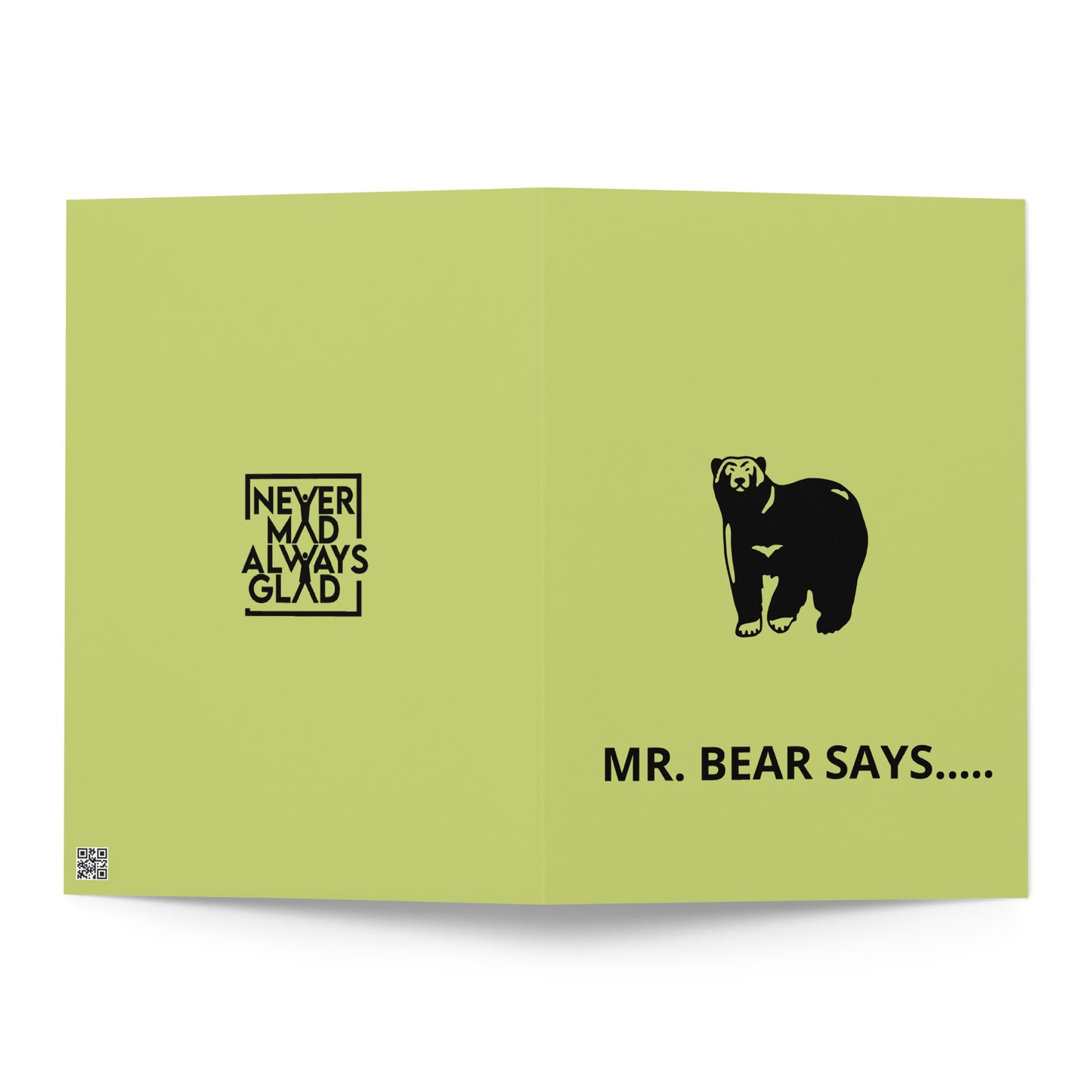 BIRTHDAY BEAR Greeting card
