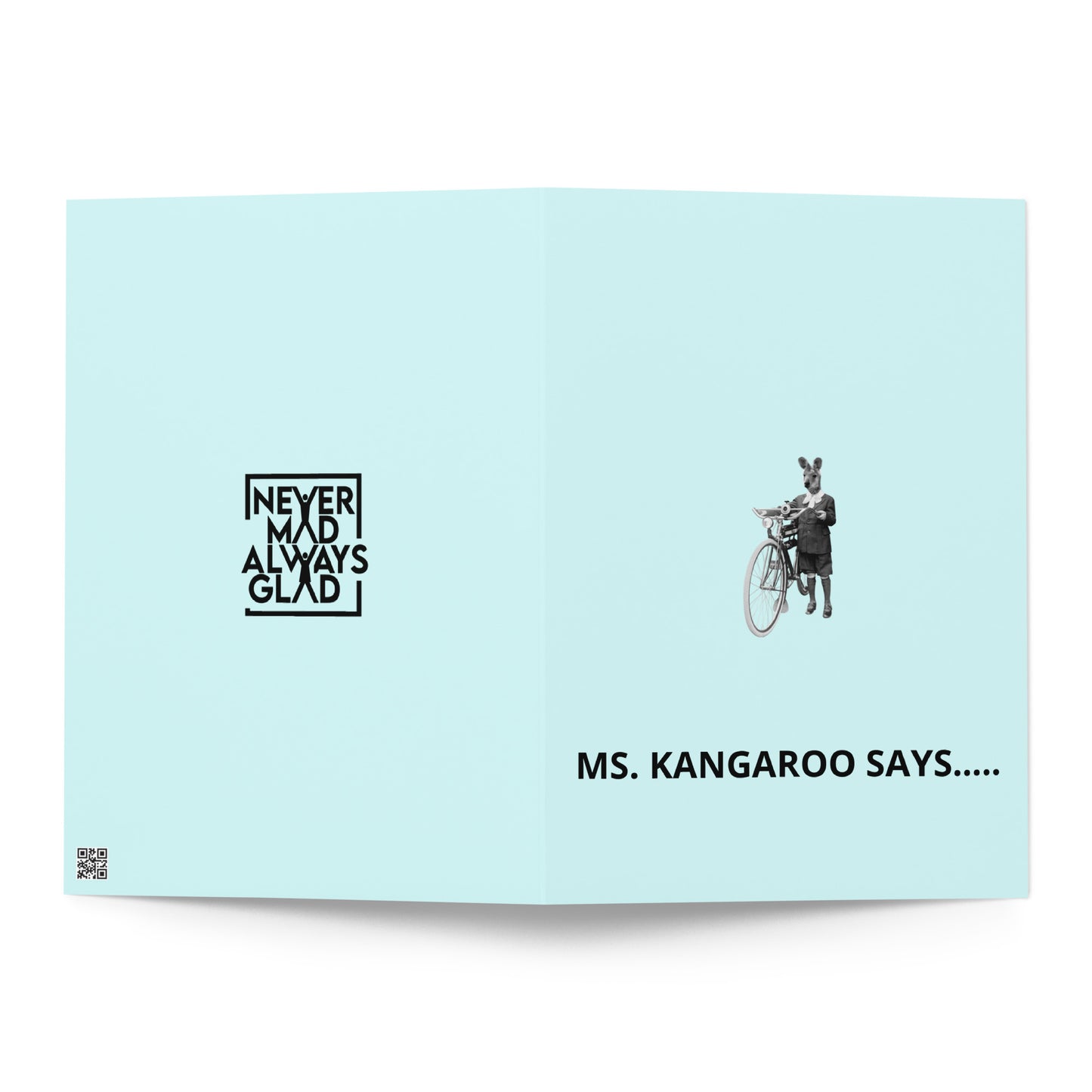 BIRTHDAY KANGAROO Greeting card