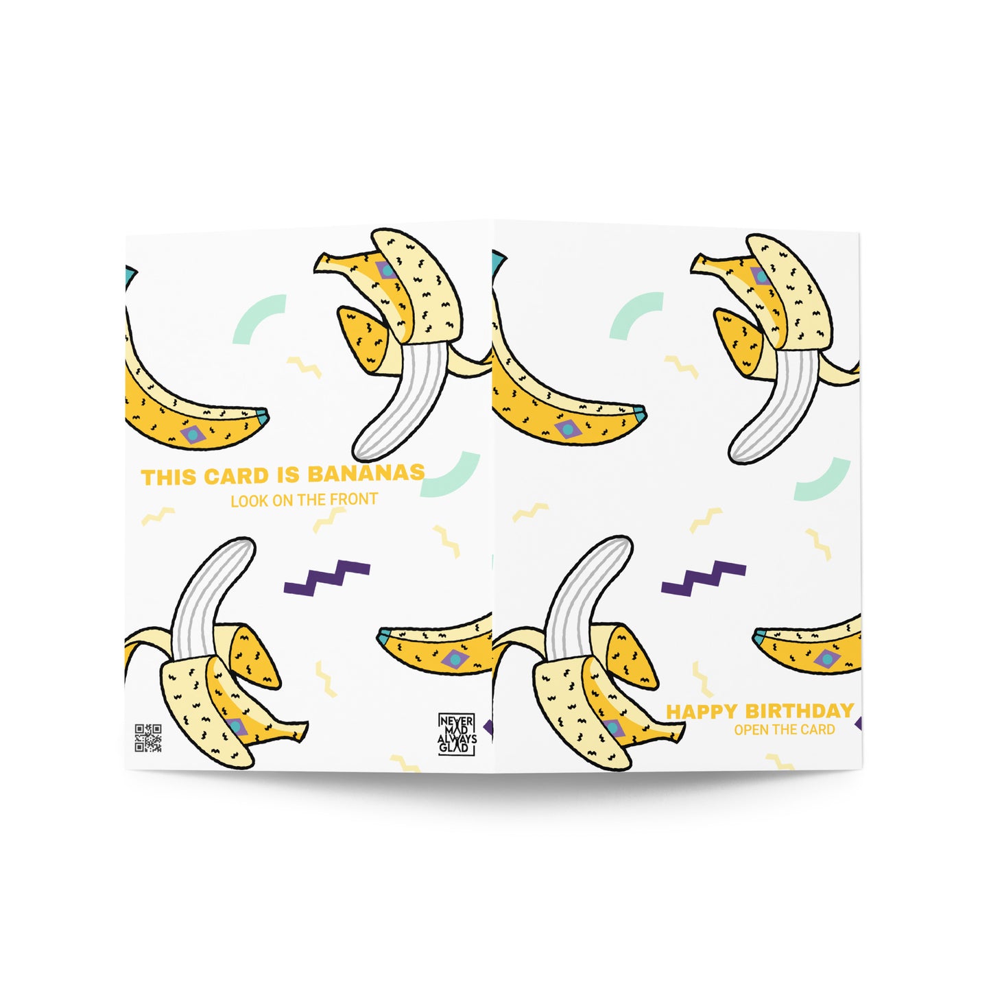 BIRTHDAY BANANAS Greeting card