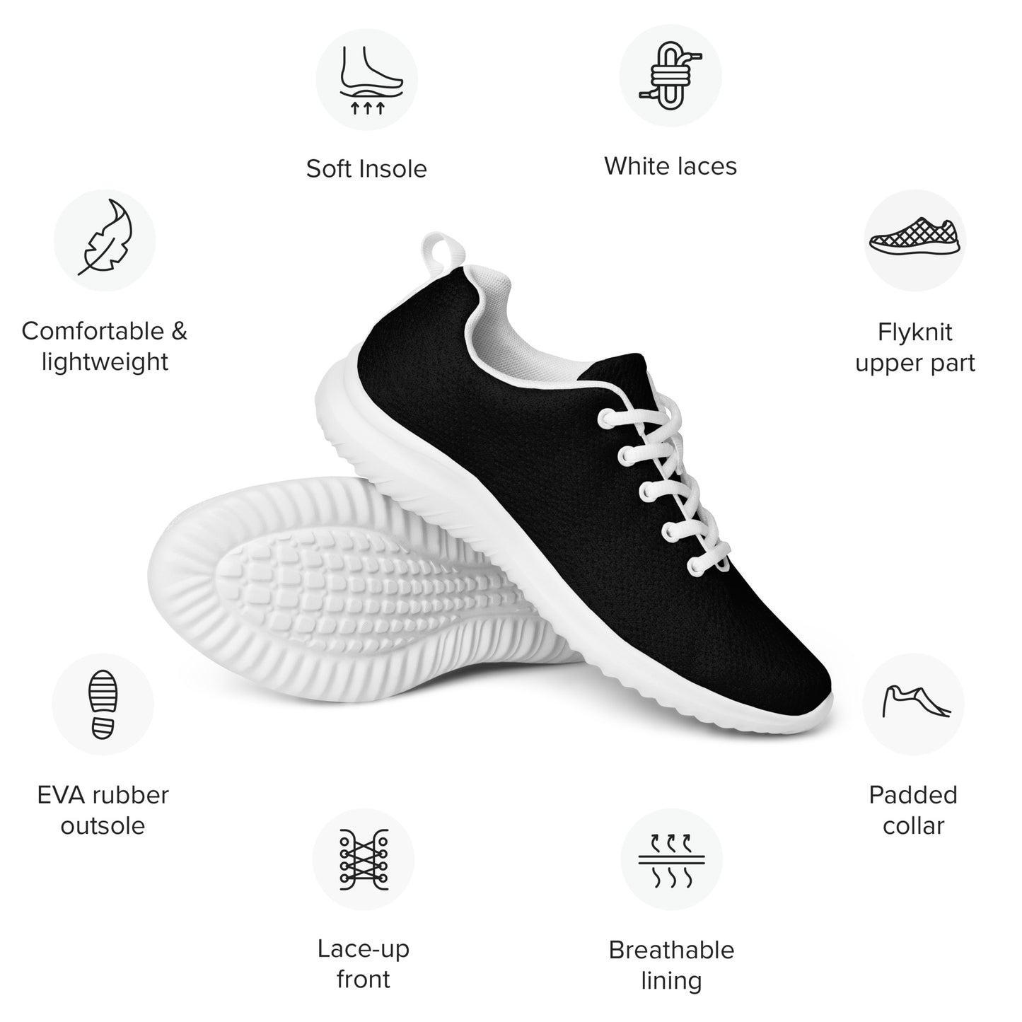 Men’s athletic shoes Black