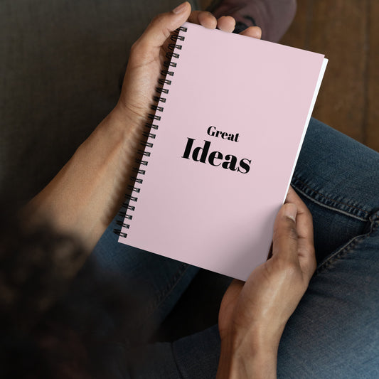 Great ideas Spiral notebook pink