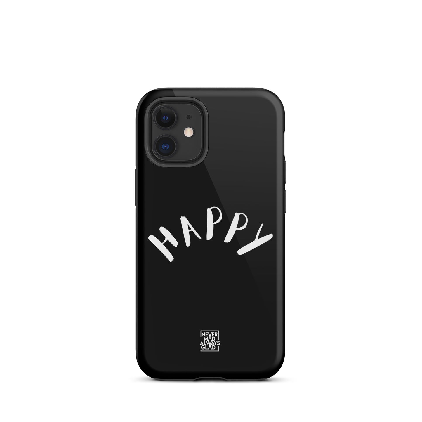 NMAG HAPPY BLACK Tough iPhone case